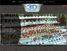 Tablet Screenshot of 3dglassware.com